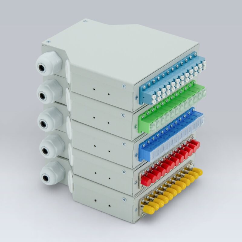 DIN Rail MountFiber Optic Terminal Box - Fiber Optic Termination Box - raremetalstech.com