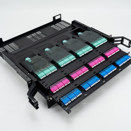 MPO High Density Cassette Patch Panel - Fiber Optic Termination Box - raremetalstech.com