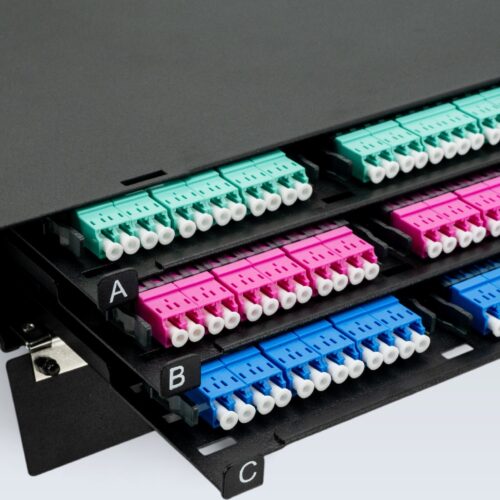 MPO High Density Cassette Patch Panel - Fiber Optic Termination Box - raremetalstech.com