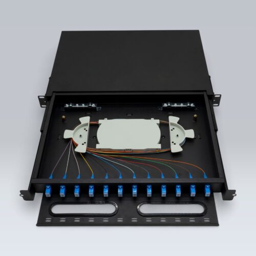Slide-out Fiber Optic Patch Panel - Fiber Optic Termination Box - raremetalstech.com