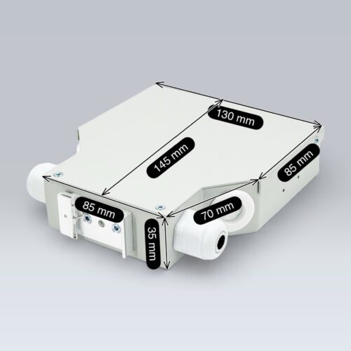 DIN Rail MountFiber Optic Terminal Box - Fiber Optic Termination Box - raremetalstech.com