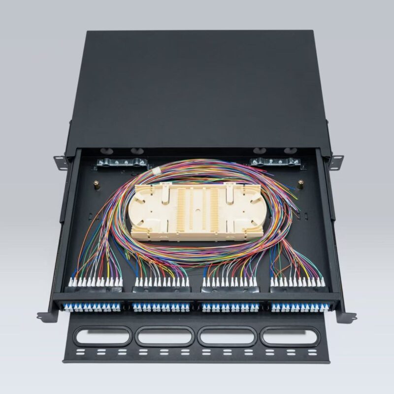 Slide-out Fiber Optic Patch Panel - Fiber Optic Termination Box - raremetalstech.com